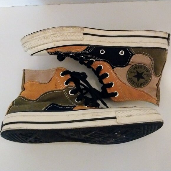 CONVERSE CHUCK TAYLOR CAMO PATCHWORK HIGH TOP M-7.5, W-9 - Picture 5 of 12